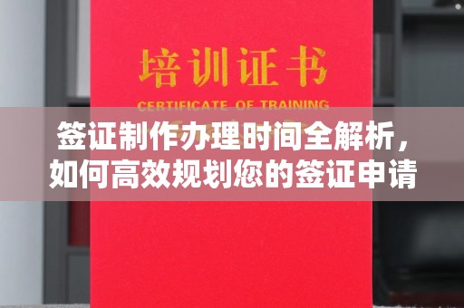 新县签证制作办理时间全解析，如何高效规划您的签证申请流程